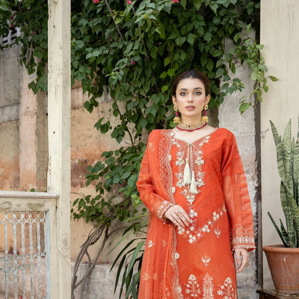 3 Piece Red Pintucks Dress