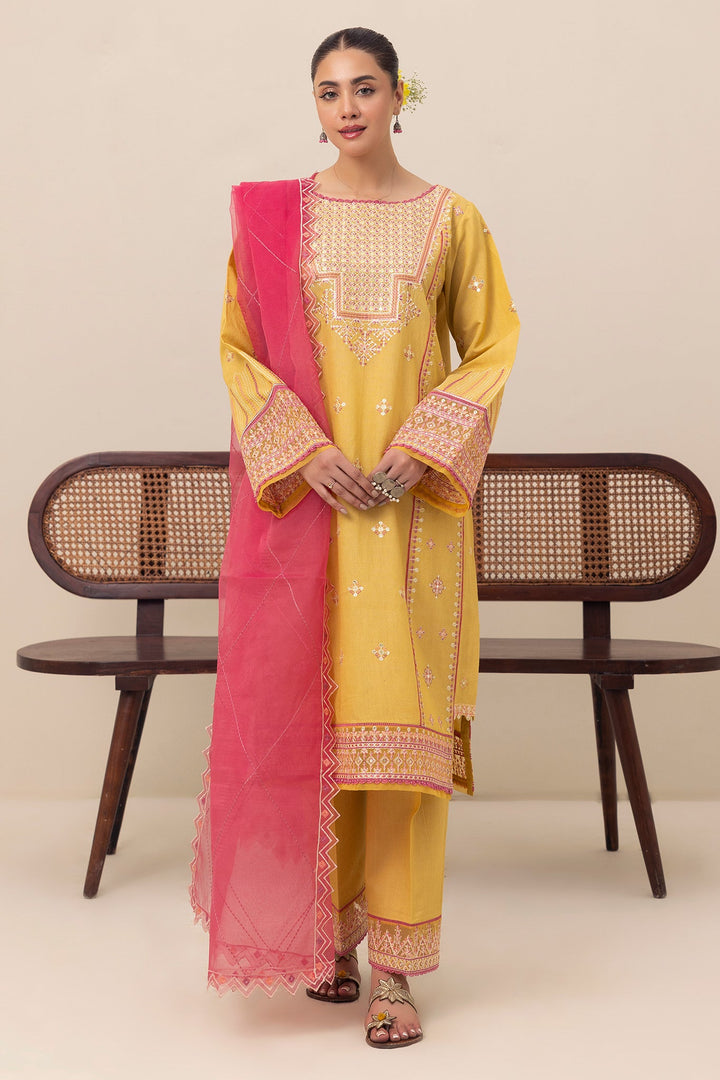 2477A - Casual Embroidered Suit - Zarqun Premium