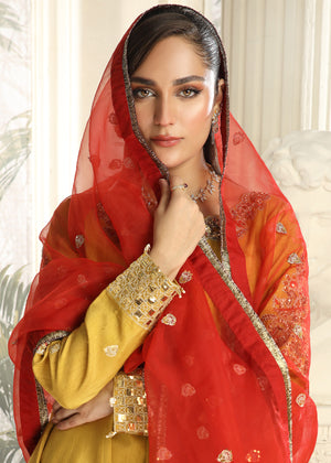 2462A - Korean Silk Suit - Zarqun Premium
