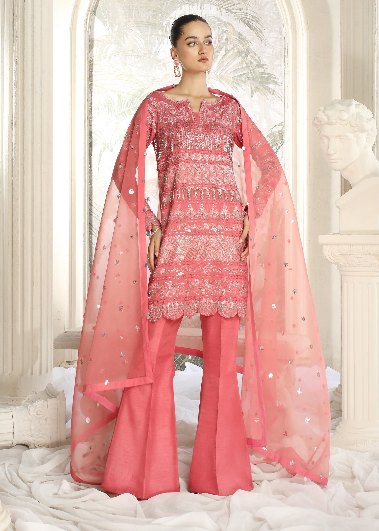 2461B - Korean Silk Suit - Zarqun Premium