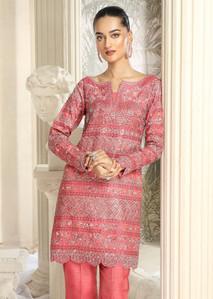 2461B - Korean Silk Suit - Zarqun Premium