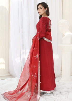 2463B - Korean Silk Suit - Zarqun Premium