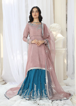 2463A - Korean Silk Suit - Zarqun Premium