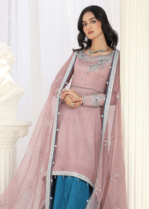 2463A - Korean Silk Suit - Zarqun Premium