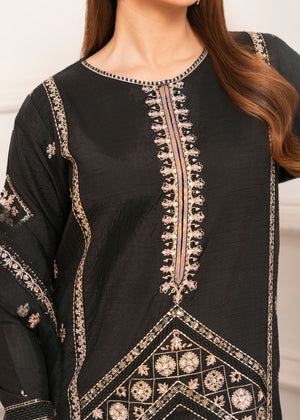 2530A - Embroidered 3Pc Dress - Zarqun Premium
