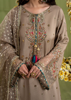 2610B - Raw Silk Eid Suit - Zarqun Premium