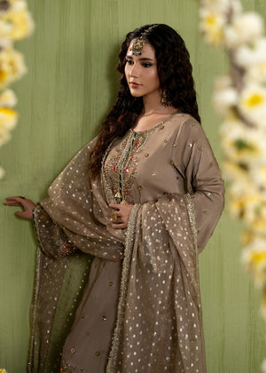 2610B - Raw Silk Eid Suit - Zarqun Premium