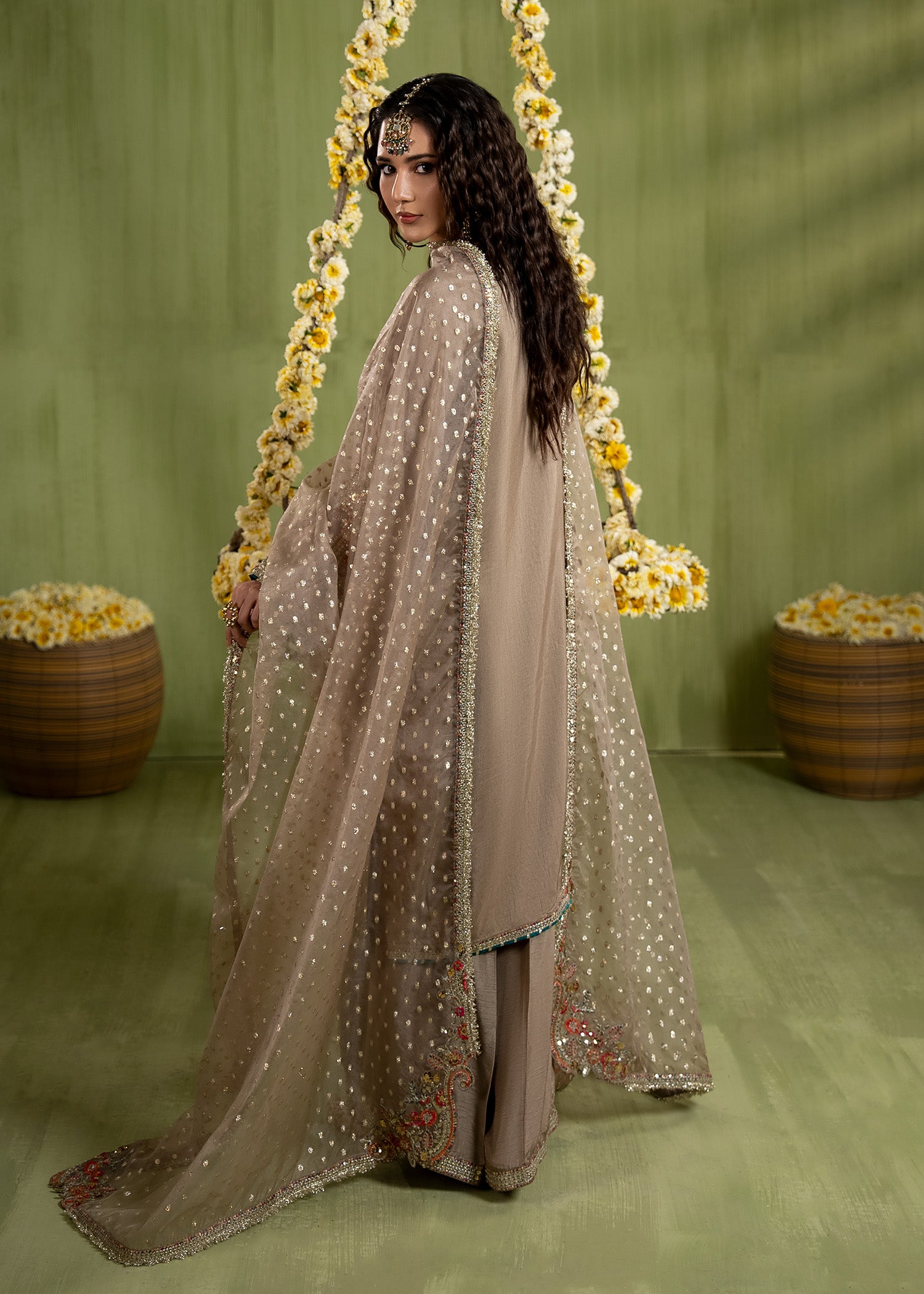 2610B - Raw Silk Eid Suit - Zarqun Premium
