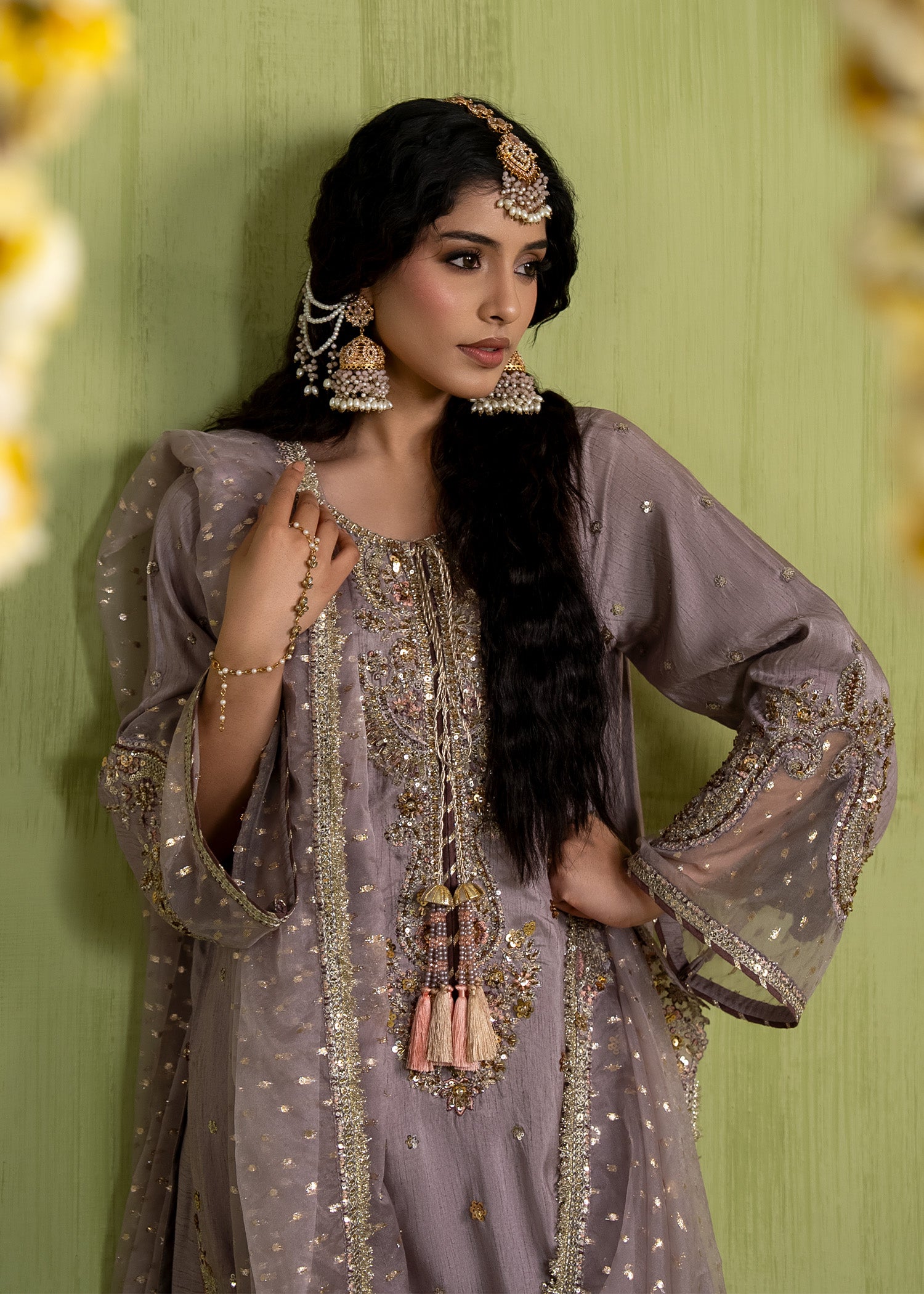 2610A - Raw Silk Eid Suit - Zarqun Premium