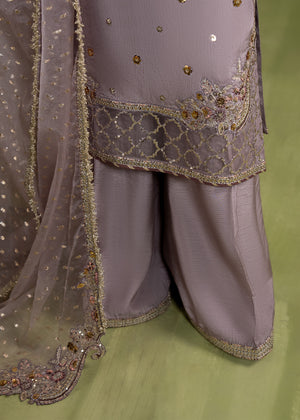 2610A - Raw Silk Eid Suit - Zarqun Premium