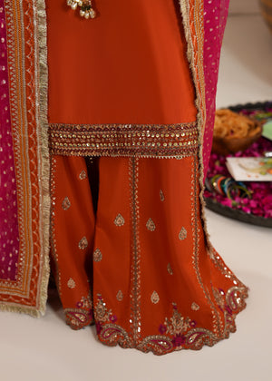 2608A - Raw Silk Eid Suit - Zarqun Premium