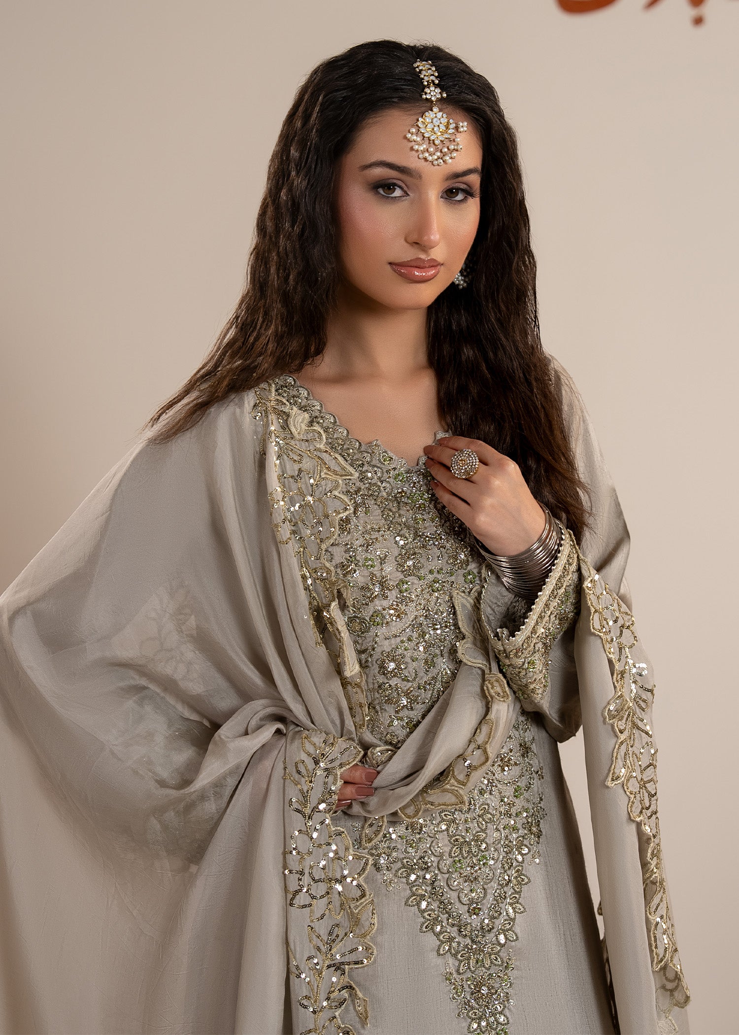 2607A - Raw Silk Eid Suit - Zarqun Premium