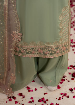 2612A - Raw Silk Eid Suit - Zarqun Premium