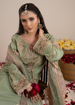 2612A - Raw Silk Eid Suit - Zarqun Premium