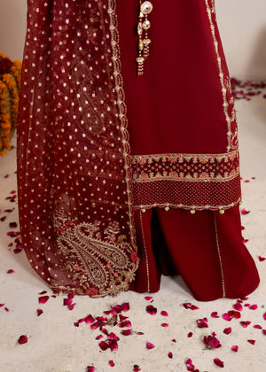 2609A - Raw Silk Eid Suit - Zarqun Premium