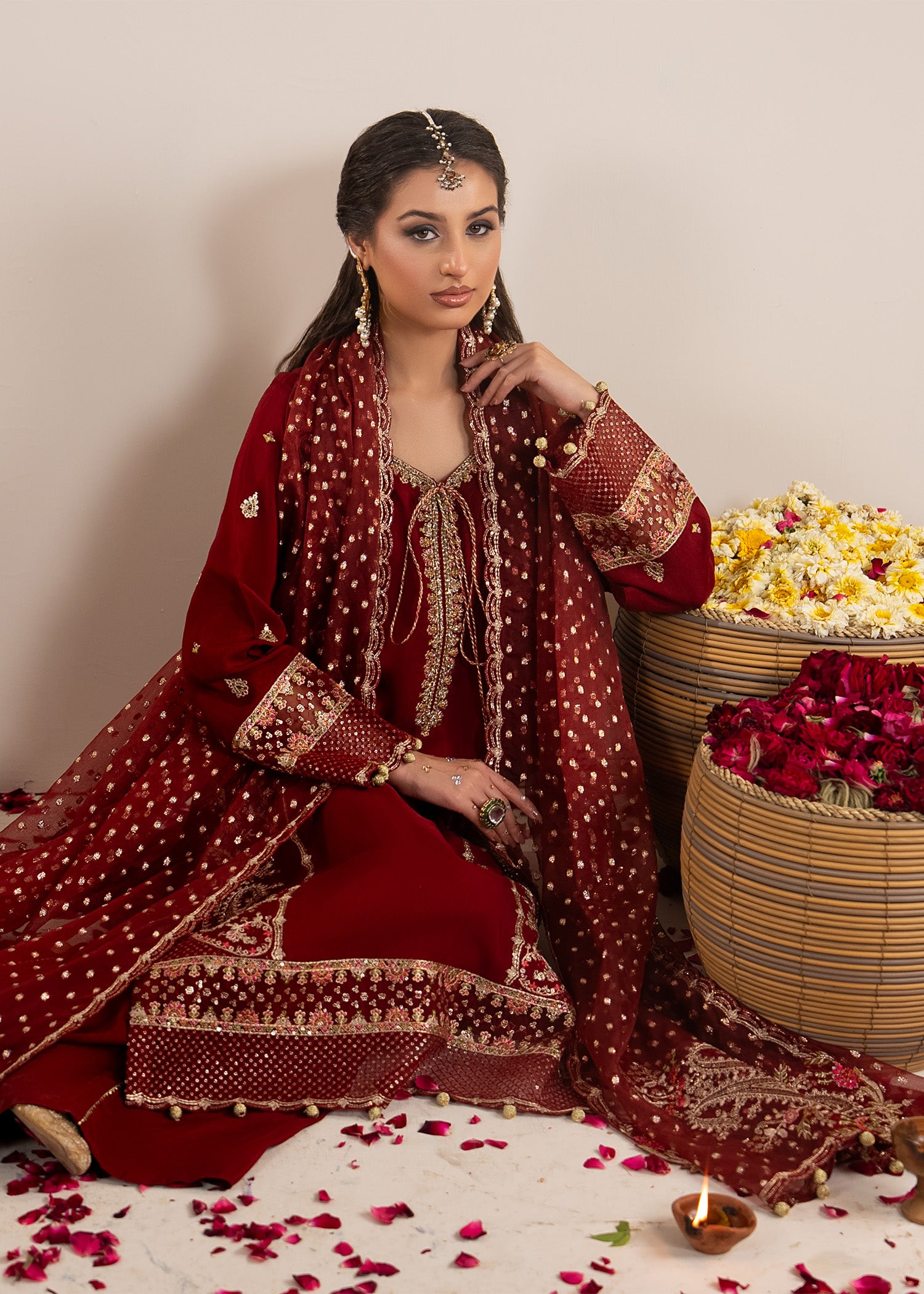 2609A - Raw Silk Eid Suit - Zarqun Premium