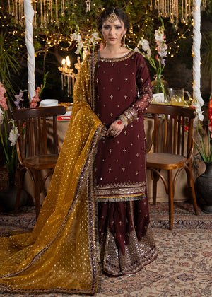 2611A - Raw Silk Eid Suit - Zarqun Premium