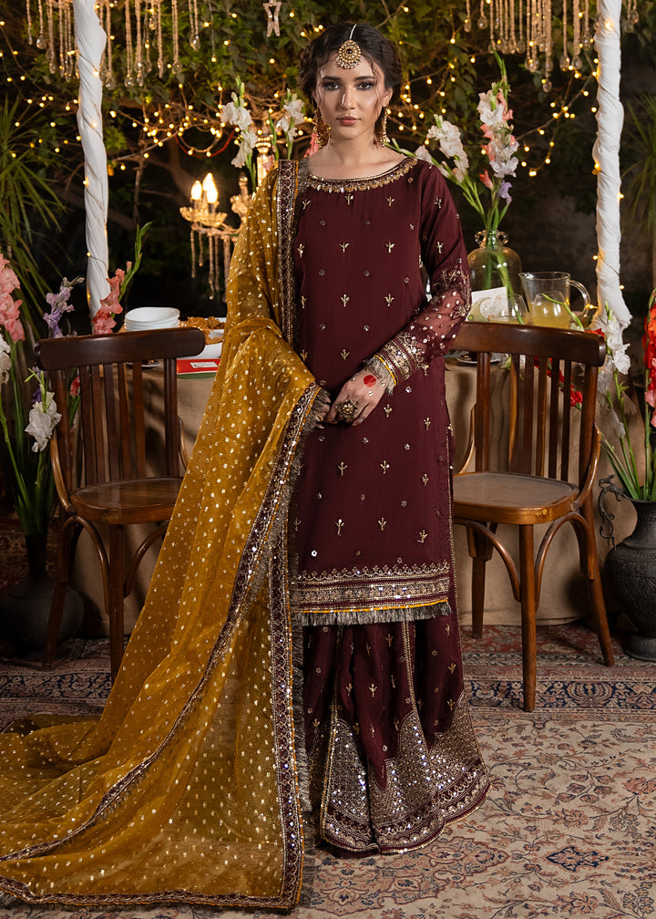 2611A - Raw Silk Eid Suit - Zarqun Premium