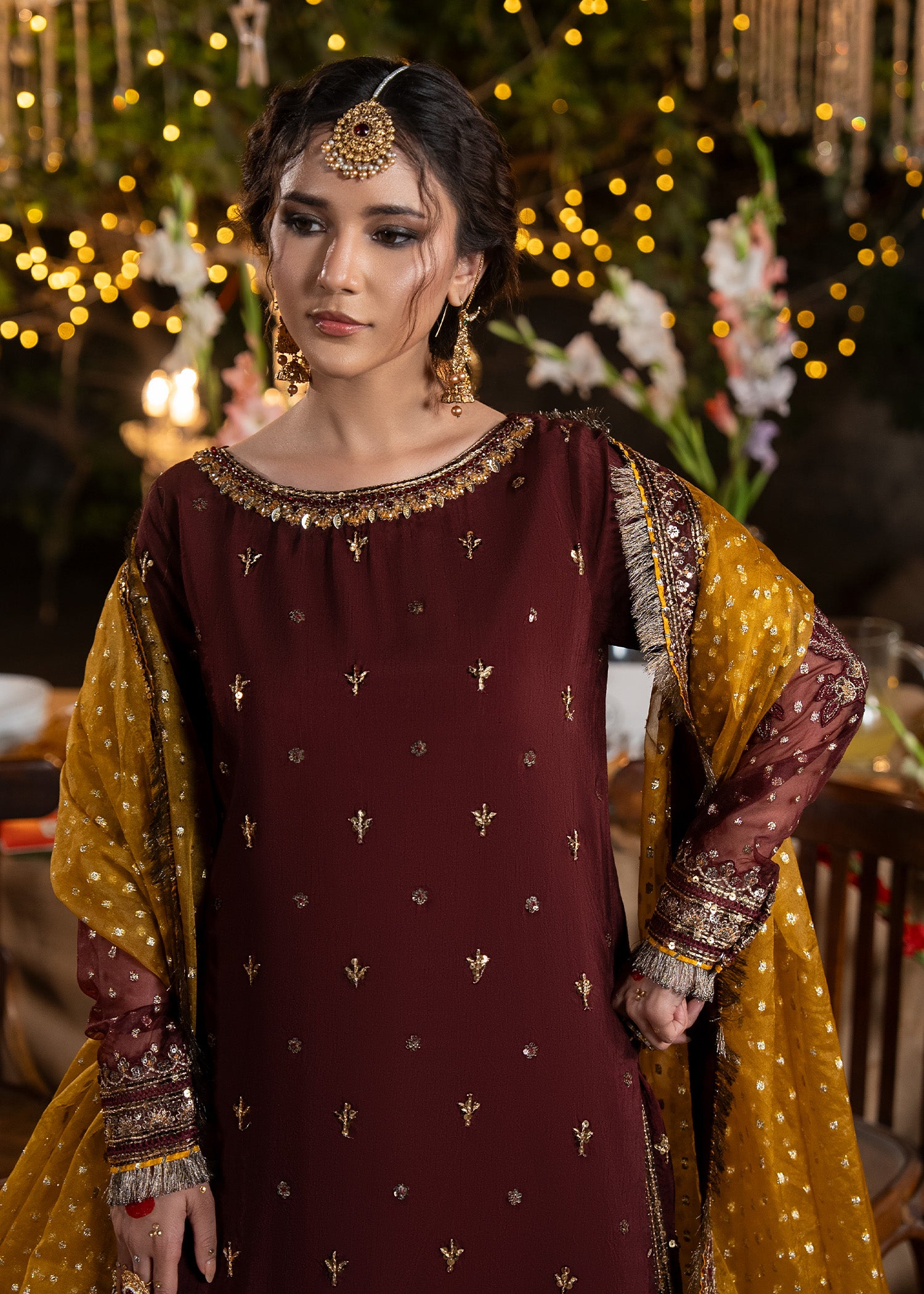2611A - Raw Silk Eid Suit - Zarqun Premium