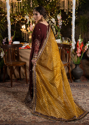 2611A - Raw Silk Eid Suit - Zarqun Premium