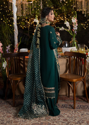 2609B - Raw Silk Eid Suit - Zarqun Premium