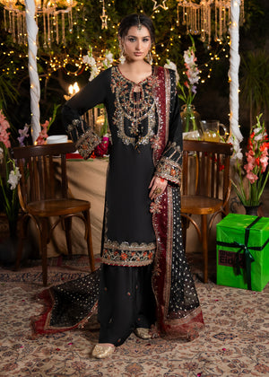 2612B - Raw Silk Eid Suit - Zarqun Premium