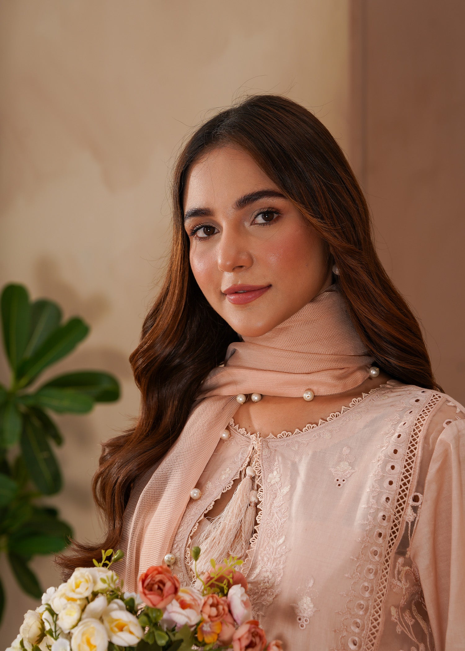 2509 - Embroidered 3Pc Dress - Zarqun Premium