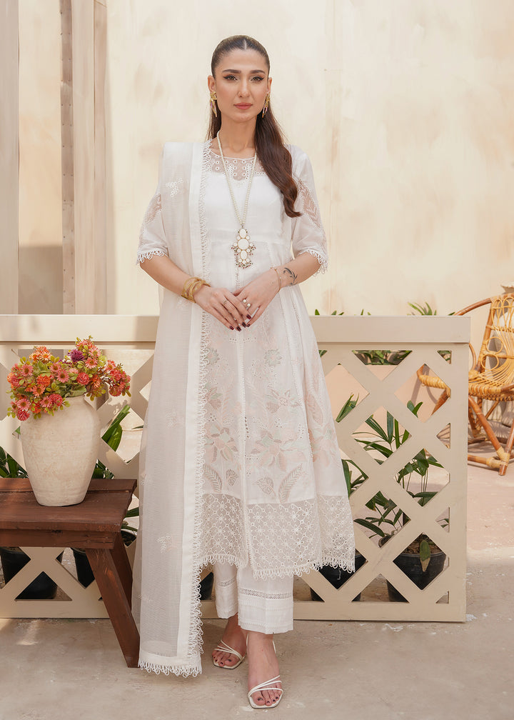 2512 - Embroidered 3Pc Dress - Zarqun Premium