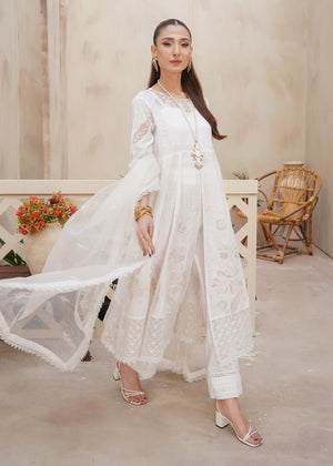 2512 - Embroidered 3Pc Dress - Zarqun Premium