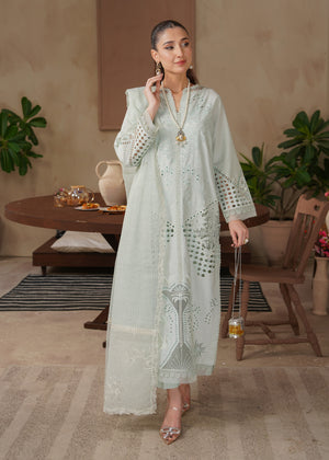 2516 - Embroidered 3Pc Dress - Zarqun Premium