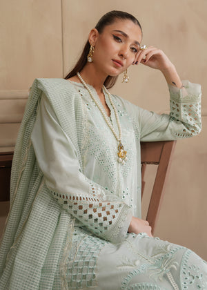 2516 - Embroidered 3Pc Dress - Zarqun Premium