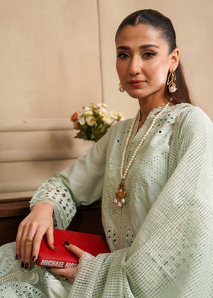 2516 - Embroidered 3Pc Dress - Zarqun Premium