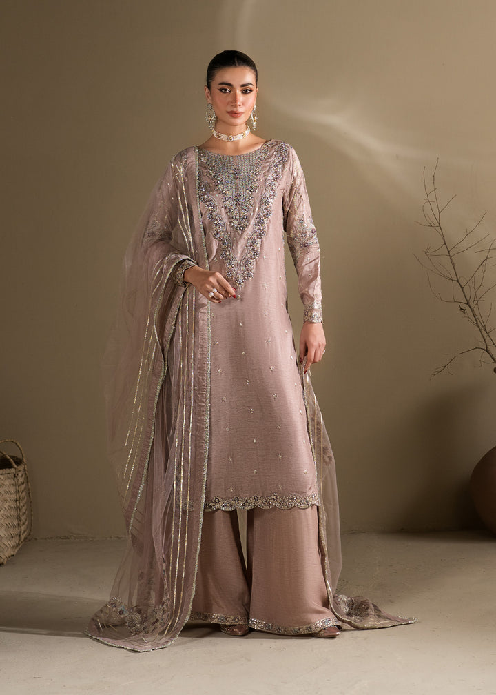 2620A - Embroidered 3Pc Dress - Zarqun Premium