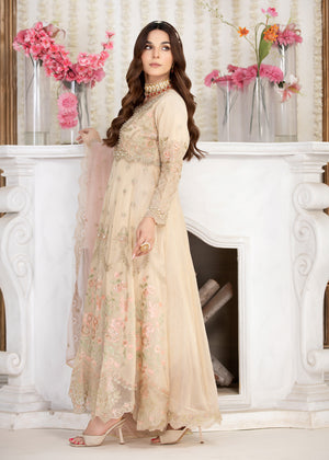 2341B - Embroidered Formal Dress - Zarqun Premium