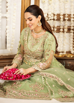 2337A - Embroidered Formal Dress - Zarqun Premium