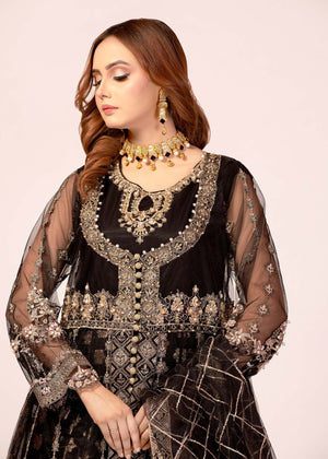 2339E - Embroidered Formal Dress - Zarqun Premium