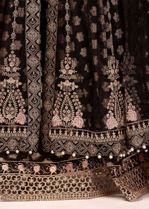 2339E - Embroidered Formal Dress - Zarqun Premium