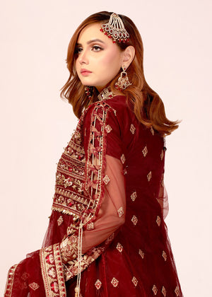2337D - Embroidered Formal Dress - Zarqun Premium