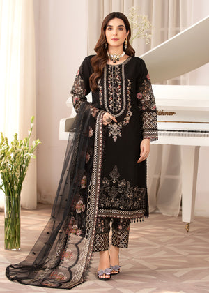 2321A - Embroidered Formal Dress - Zarqun Premium