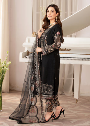 2321A - Embroidered Formal Dress - Zarqun Premium