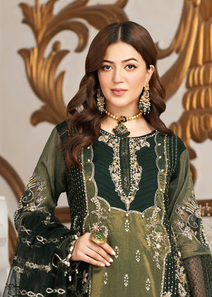 2330C - Embroidered Formal Dress - Zarqun Premium
