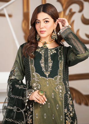 2330C - Embroidered Formal Dress - Zarqun Premium