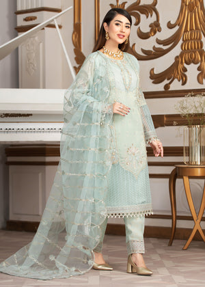 2330B - Embroidered Formal Dress - Zarqun Premium