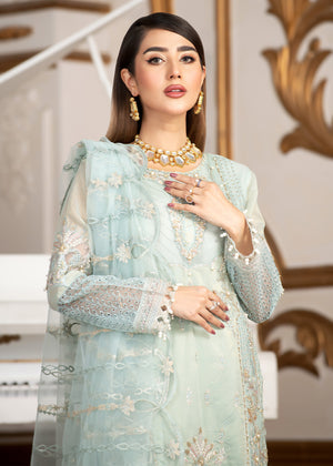 2330B - Embroidered Formal Dress - Zarqun Premium