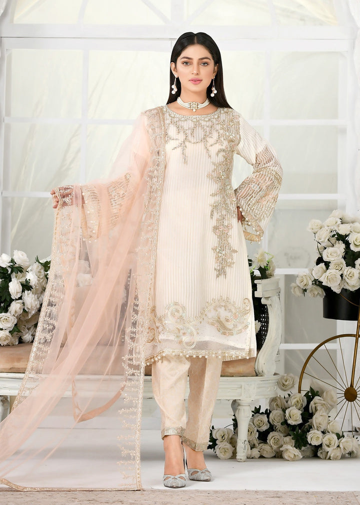 3 Piece White Dress