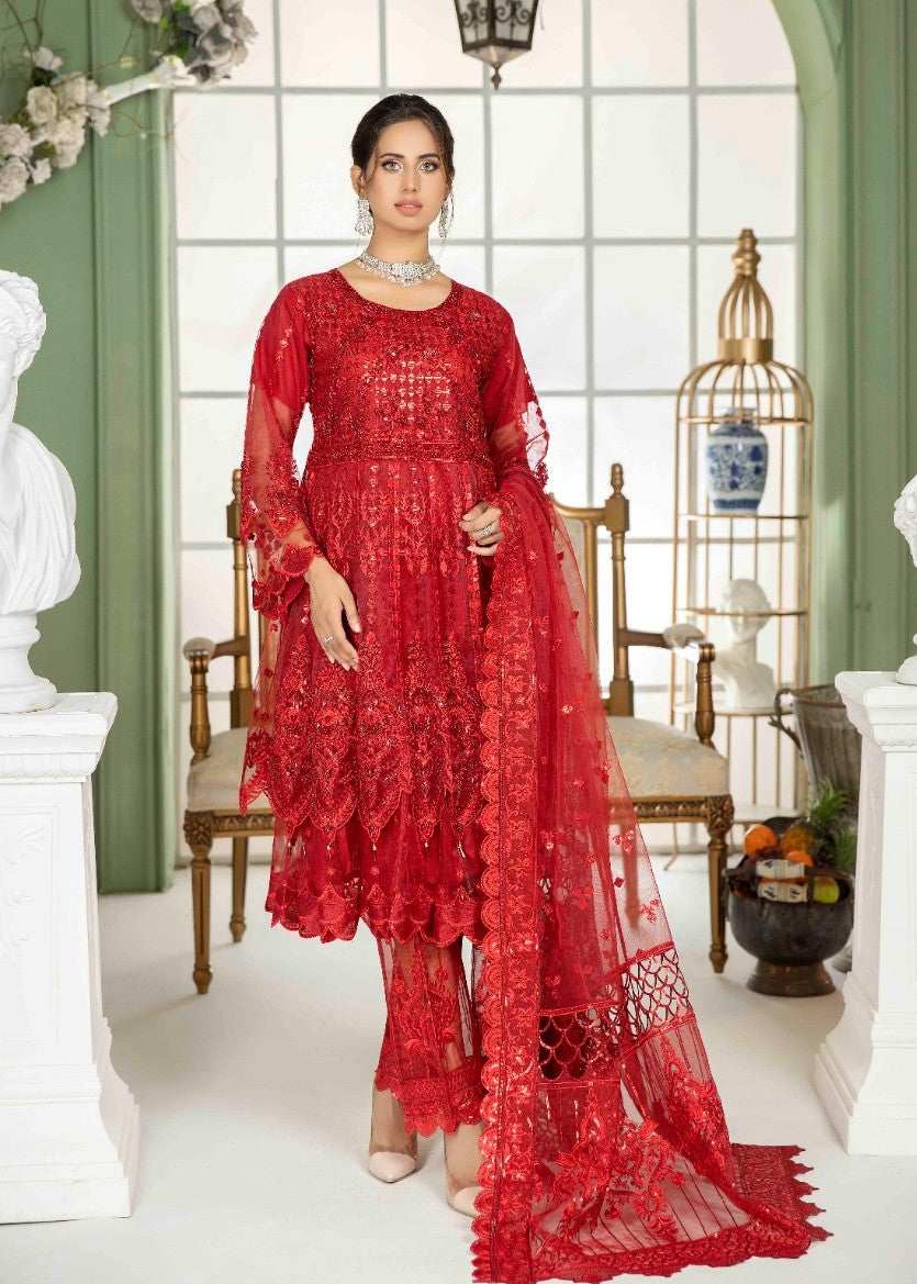 3 Piece Double Layered Frock