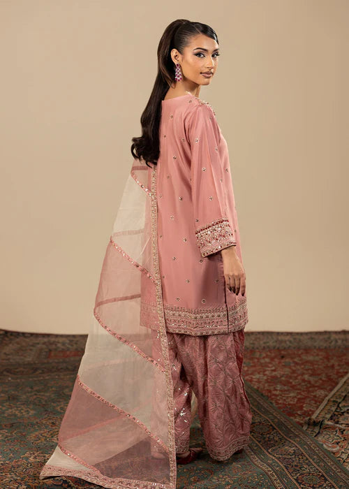2527D - Embroidered 3Pc Dress - Zarqun Premium