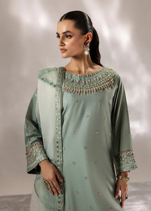 2527C - Embroidered 3Pc Dress - Zarqun Premium