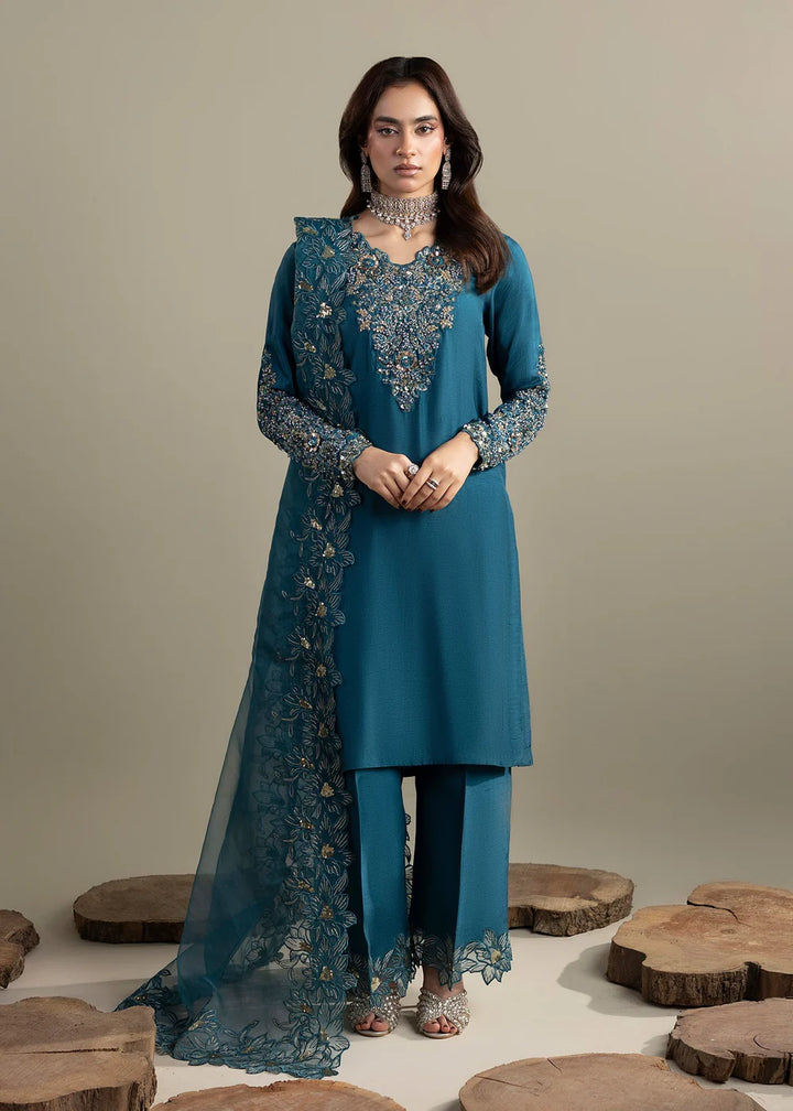 2582B - Premium Embroidered Suit - Zarqun Premium
