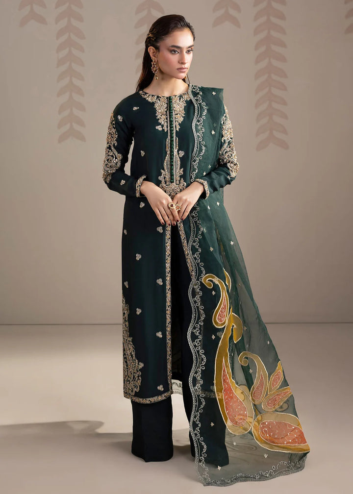 2585B - Premium Embroidered Suit - Zarqun Premium